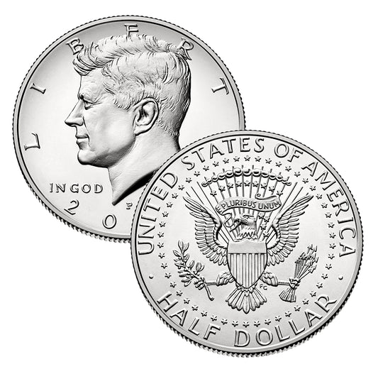 2022 P&D Kennedy Half Dollar 2 Coin Set - Brilliant Uncirculated