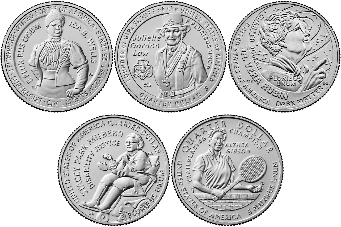 2025 P and D BU American Women Quarter 10 Coin Set