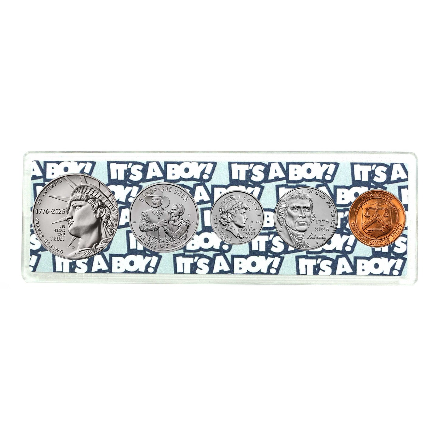 2026 Birth Year Coin Set in "It's a Boy" Holder