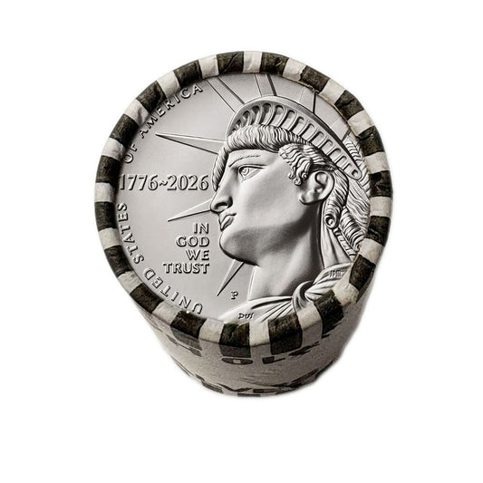 2026 - P and D Two Roll Set of Enduring Liberty Half Dollar - Two 20-Coin Rolls Uncirculated