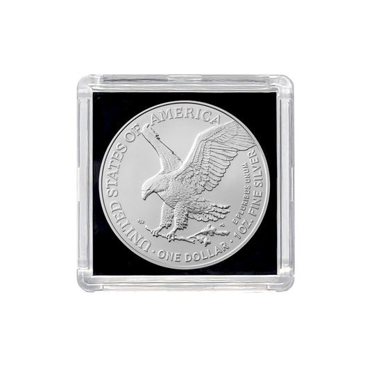 2026 American Silver Eagle BU - .999 Fine Silver - Air-Tite Holder with COA