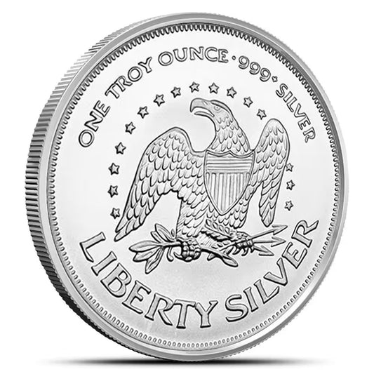 1 oz .999 Fine Silver Round - Liberty Bell Design
