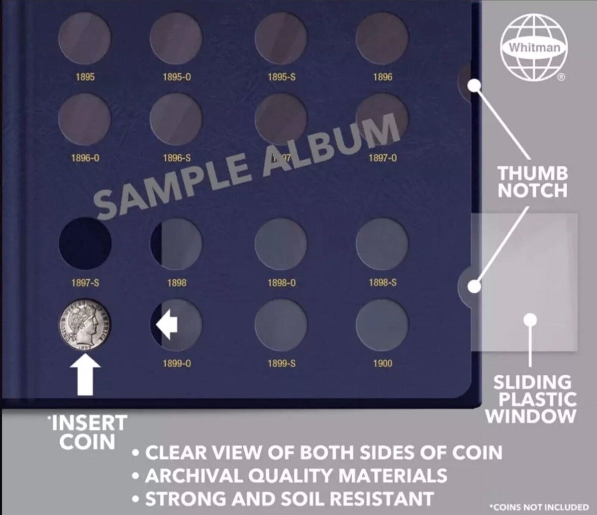 2022 - 2025 S Clad Proof American Women Quarter Sets with Whitman Classics #5150 Archival Quality Album