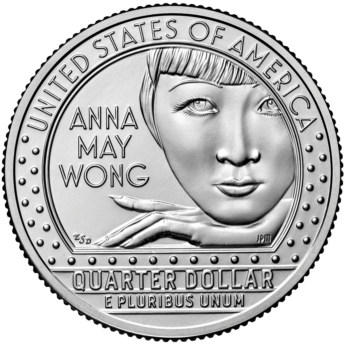 2022 - P and D Anna May Wong, American Women Quarter Series 2 Coin Set