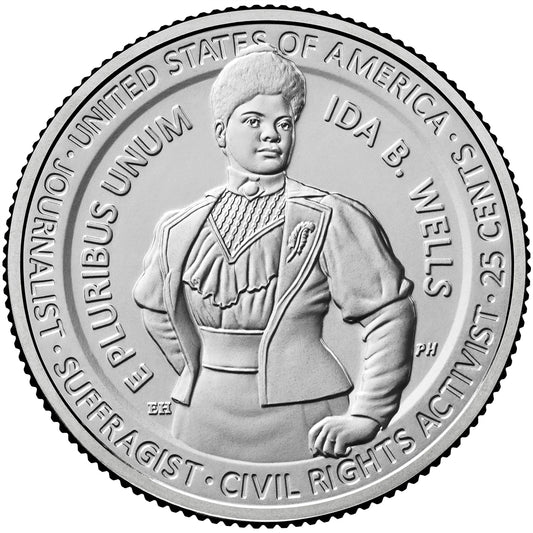 2025 D Ida B. Wells American Women Quarter 40-Coin Roll