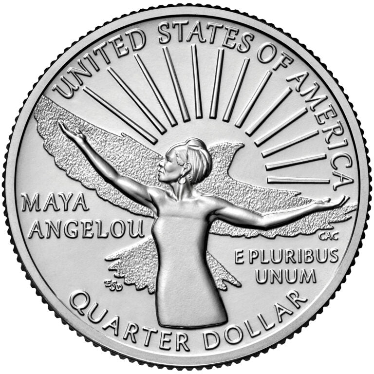 2022 - P and D Maya Angelou, American Women Quarter Series 2 Coin Set