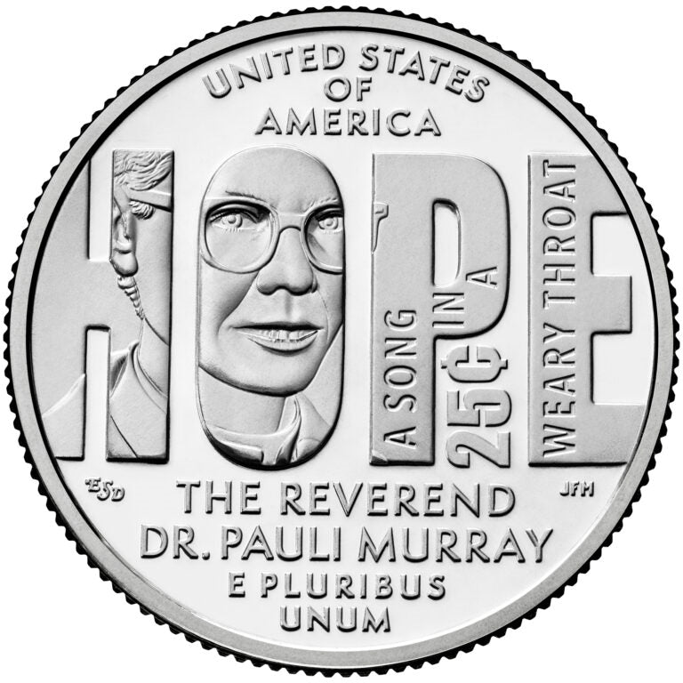 2024 - P and D Rev Dr. Pauli Murray, American Women Quarter Series 2 Coin