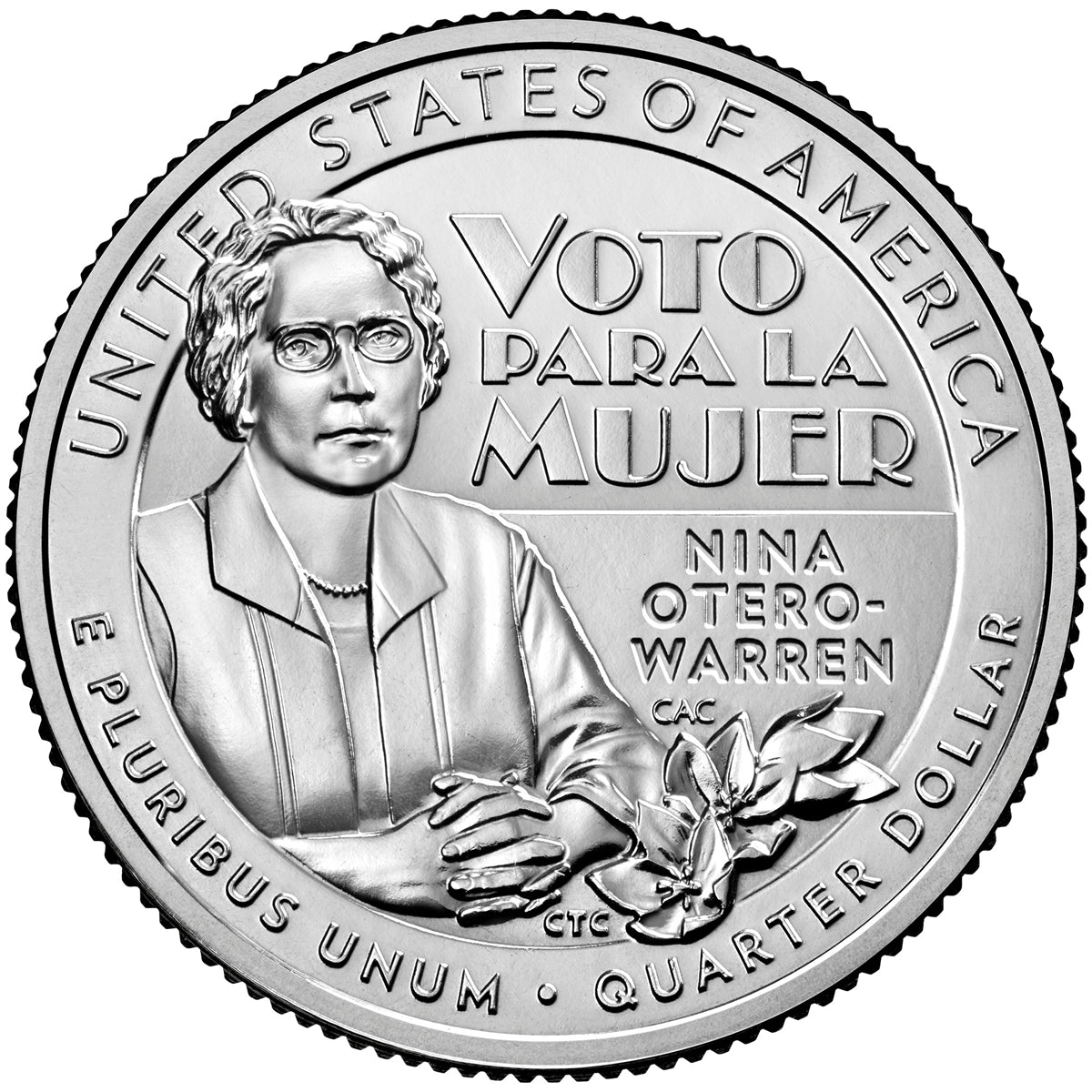 2022 - P and D Nina Otero-Warren, American Women Quarter Series 2 Coin Set