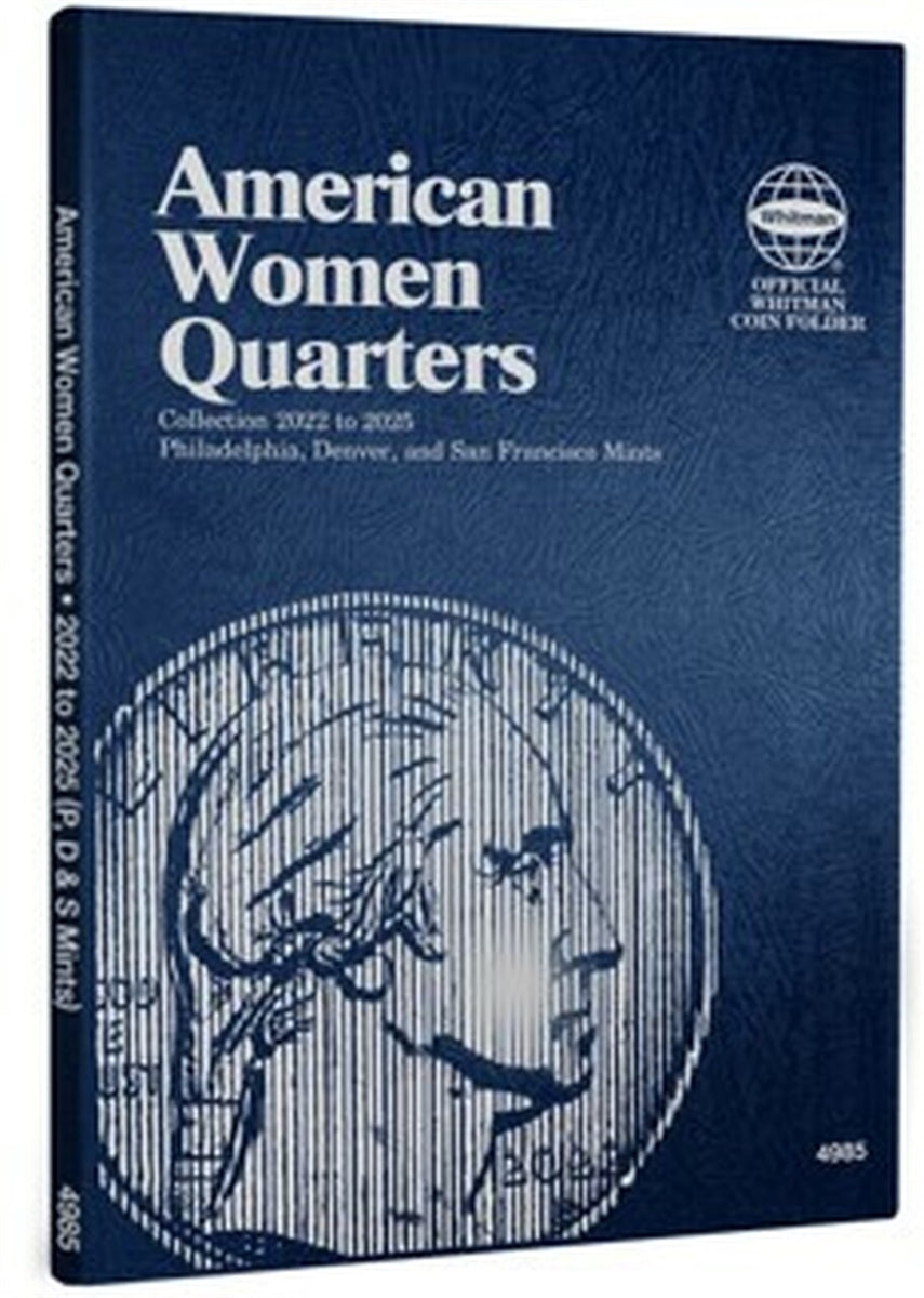 2022 P, D, S Maya Angelou 3 Coin Set in Whitman Blue Folder #4985