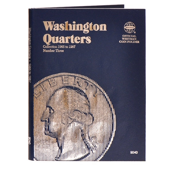 Whitman Blue Folder #9040 - Washington Quarters 1965 - 1987 #3
