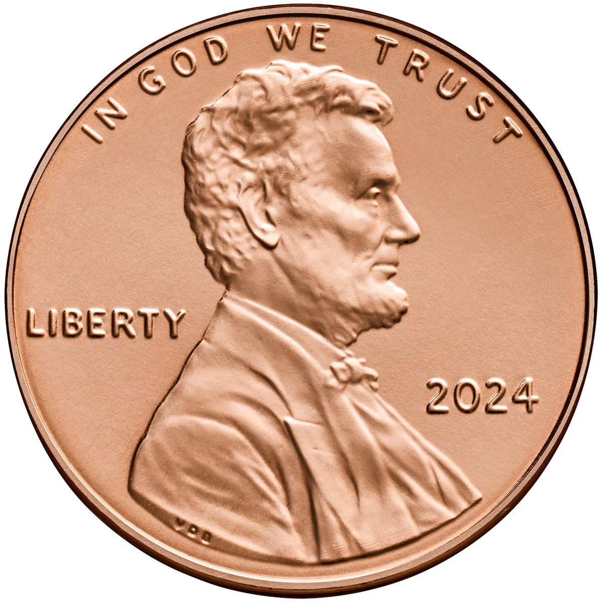 2024 - P Cent 5 Roll Set - Union Shied Design - 250 Coins
