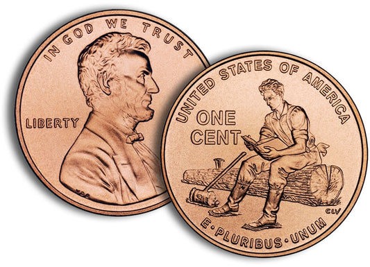 2009 VDB Lincoln Cent P&D 2 Roll Set - "Formative Years"