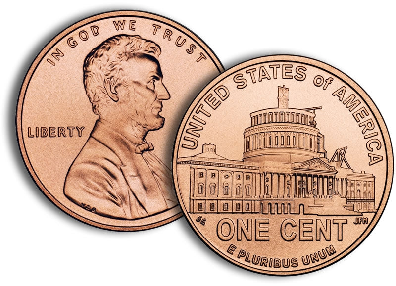 2009 VDB Lincoln Cent P&D 2 Roll Set - "Presidency"