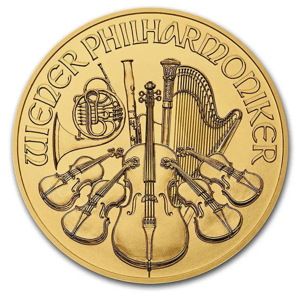 Year Our Choice - Austrian Philharmonic 1/10th Ounce Gold Coin .9999 Fine Gold