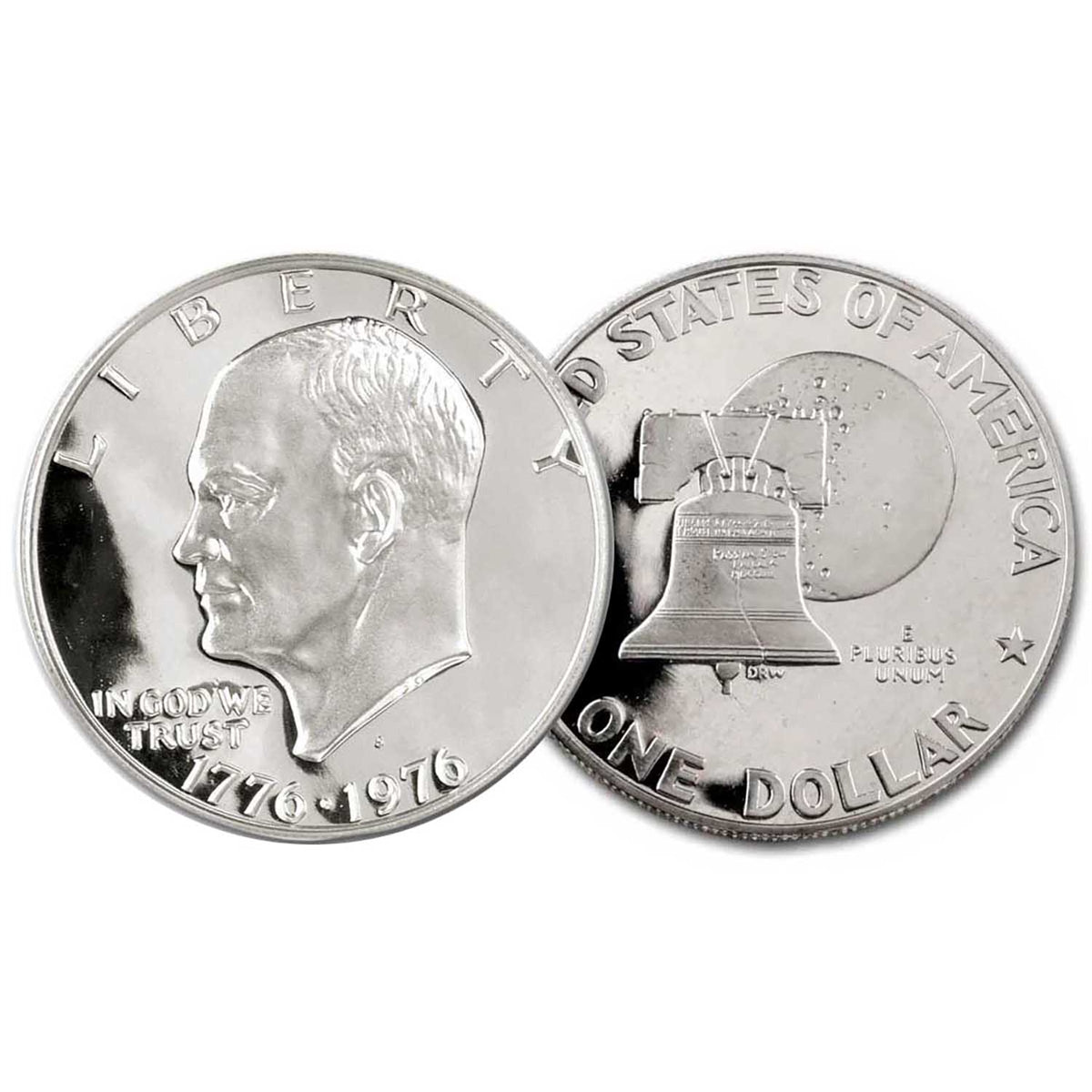 1976 S - 40% Silver Proof Eisenhower Dollar