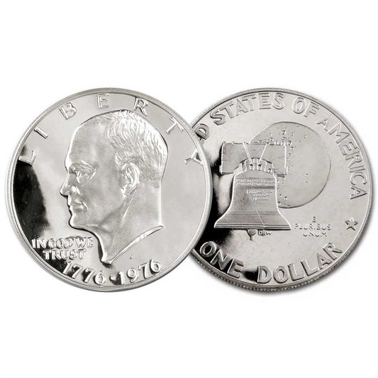 1976 S - 40% Silver Proof Eisenhower Dollar