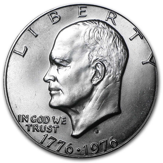 1976-S Type I 40% Silver Uncirculated Eisenhower Dollar - Single Coin