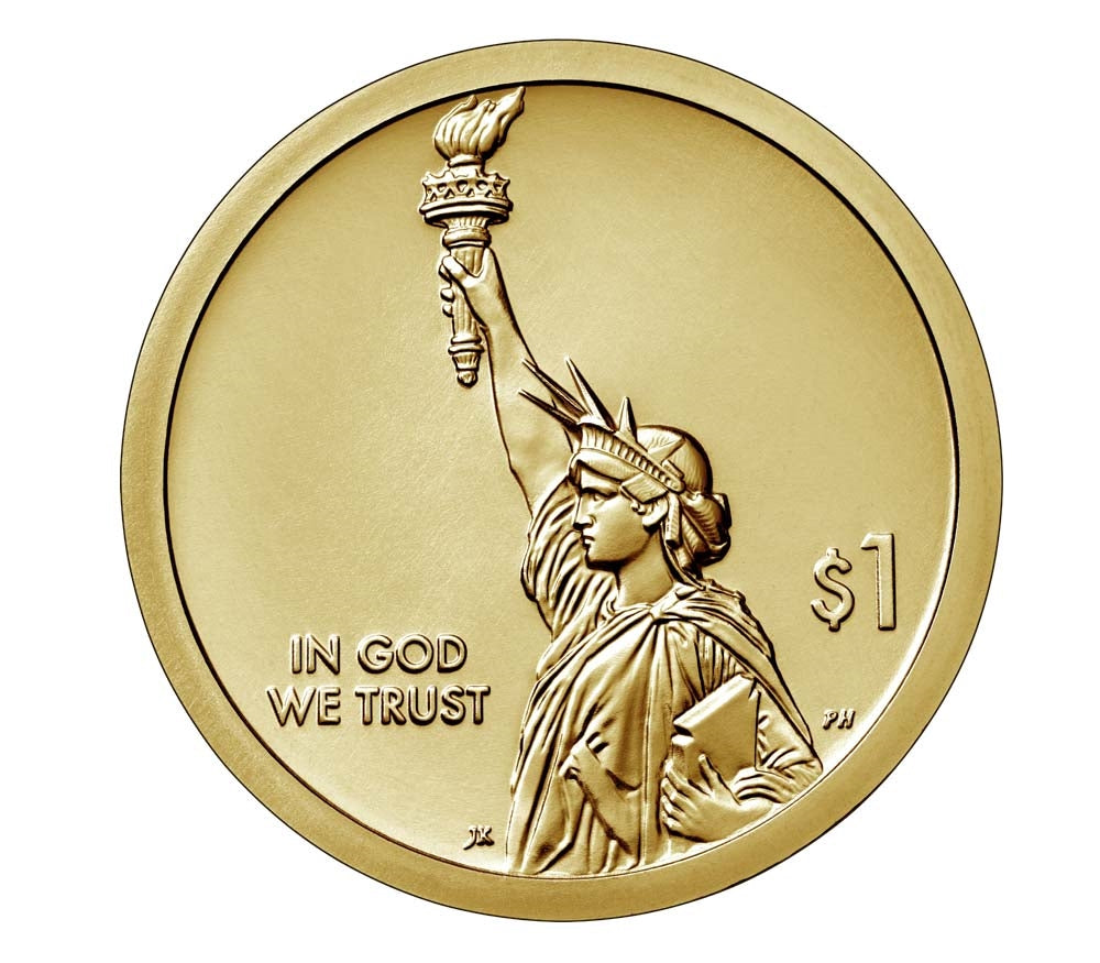 2019 D American Innovation Georgia - Trustees' Garden $1 Coin - Roll of 25 Dollar Coins