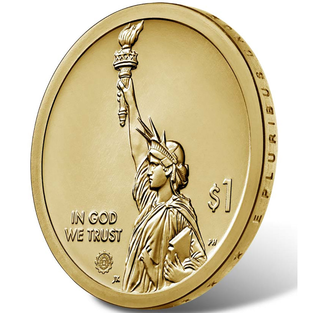 2020 P American Innovation Maryland - Hubble Space Telescope $1 Coin - Roll of 25 Dollar Coins