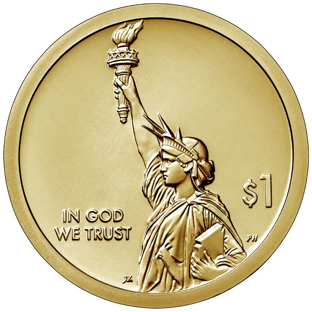 2021 D American Innovation New York - Erie Canal $1 Coin - Roll of 25 Dollar Coins