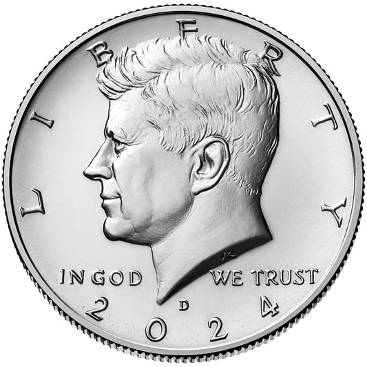 2024 P&D Kennedy Half Dollar 2-Coin Set - Brilliant Uncirculated