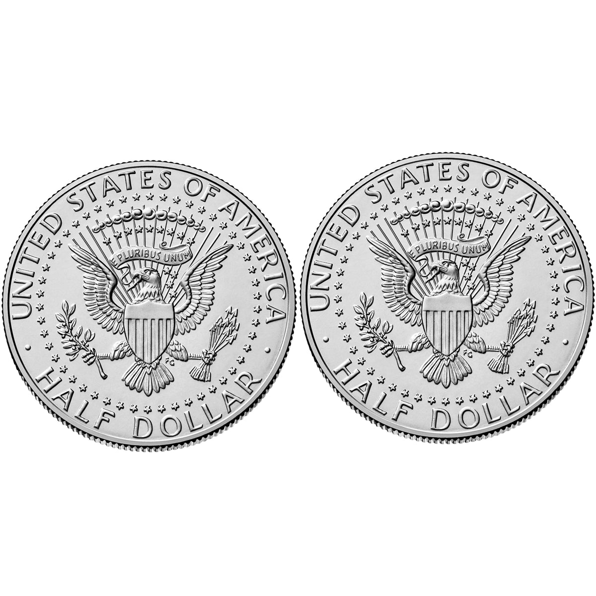2025 P&D Kennedy Half Dollar 2 Coin Set