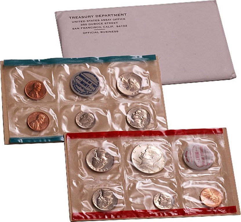 1969 U.S. Mint 10 Coin Set in OGP