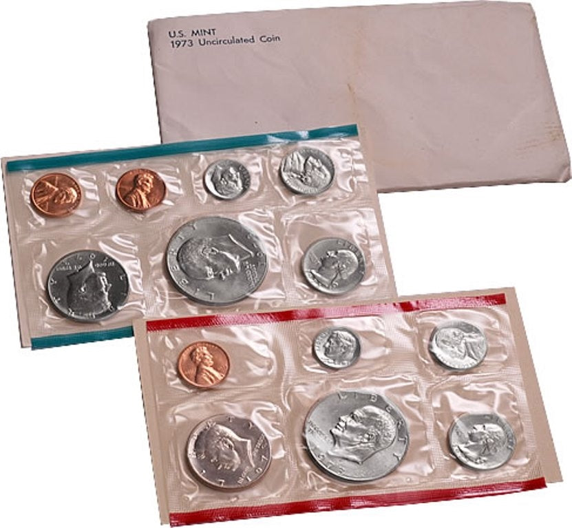 1973 U.S. Mint 12 Coin Set in OGP