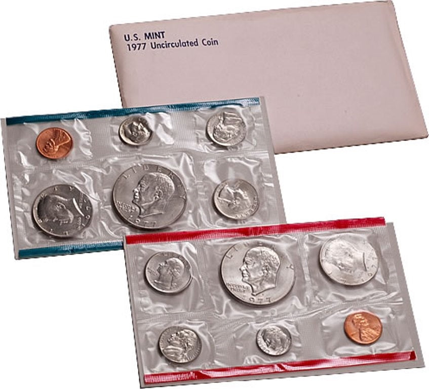 1977 U.S. Mint 12 Coin Set in OGP