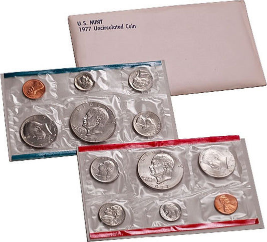 1977 U.S. Mint 12 Coin Set in OGP