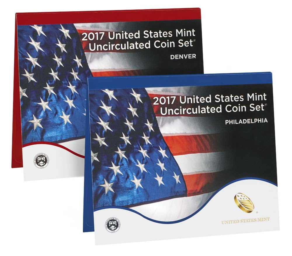 2017 P&D U.S. Mint Uncirculated 20 Coin Mint Set