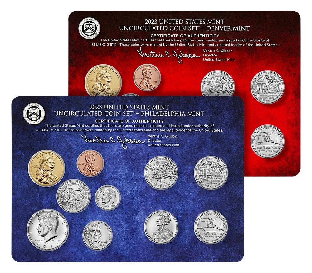 2023 P&D U.S. Mint Uncirculated 20 Coin Mint Set