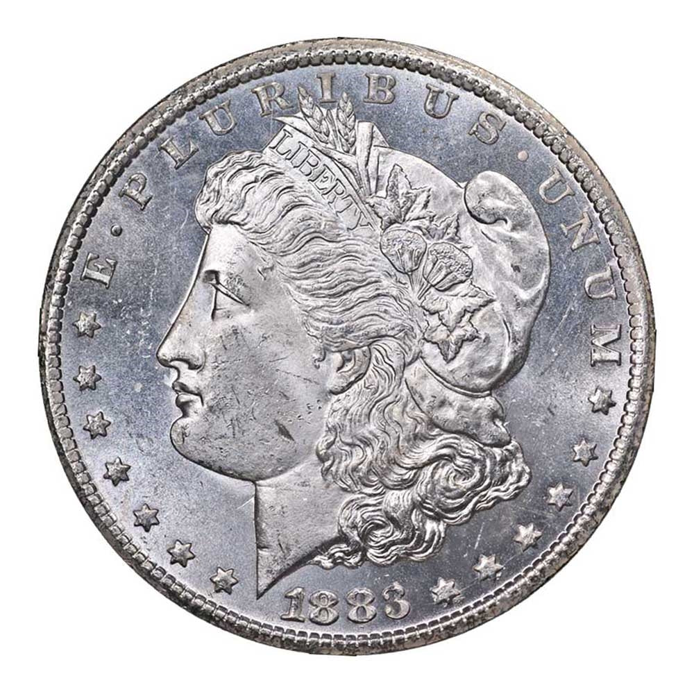 1883 CC $1 Morgan Silver Dollar NGC MS 63 - GSA in Box