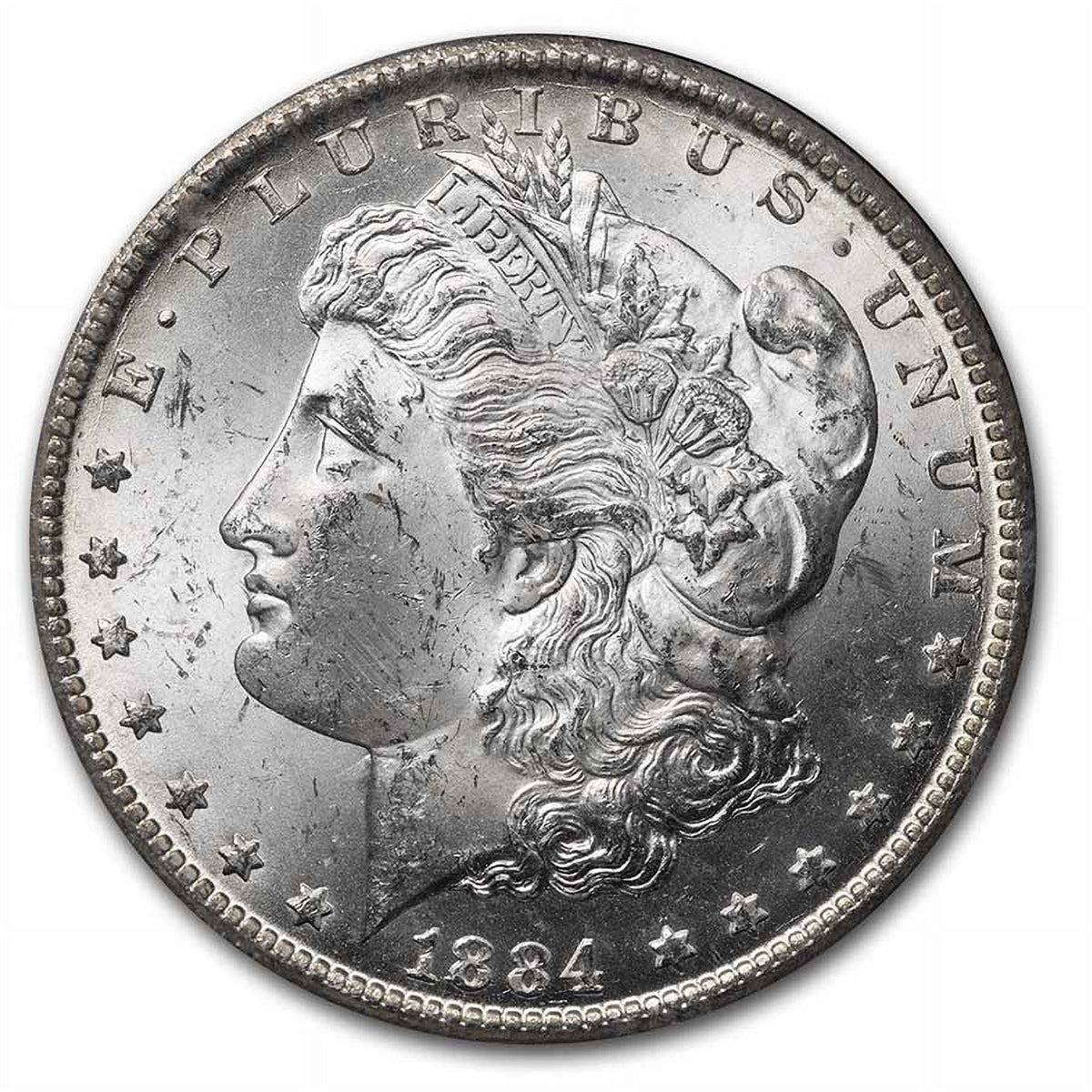1884 CC $1 Morgan Silver Dollar NGC MS 63 - GSA in Box