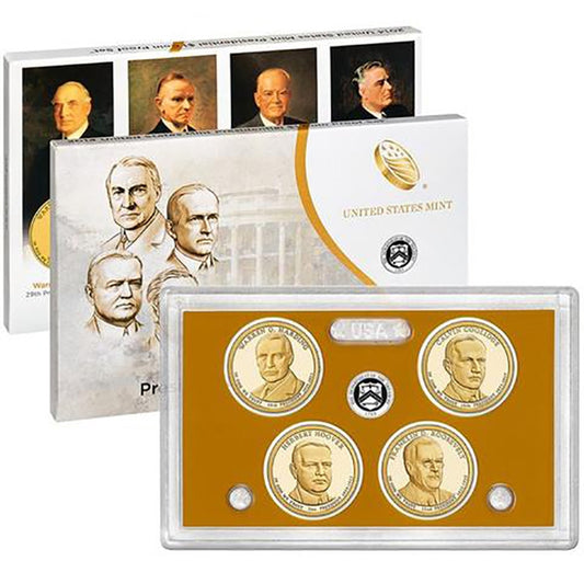 2014 Presidential 4-coin Proof Set w/Box & COA