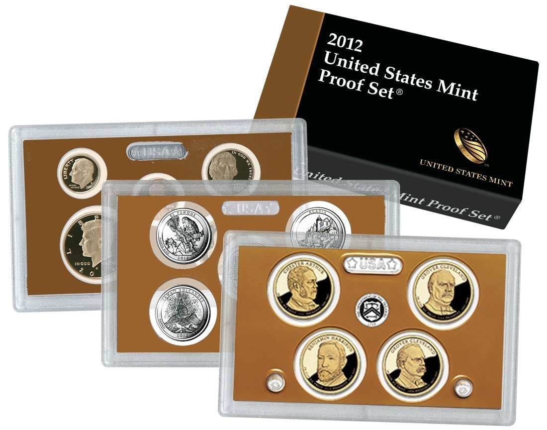 2012 U.S. Mint Clad Proof Set in OGP with CoA