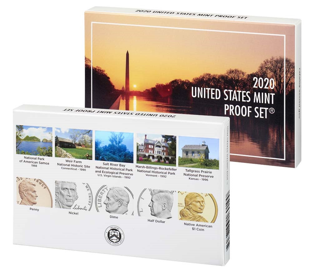 2020 U.S. Mint Clad 10 Coin Proof Set in OGP with CoA