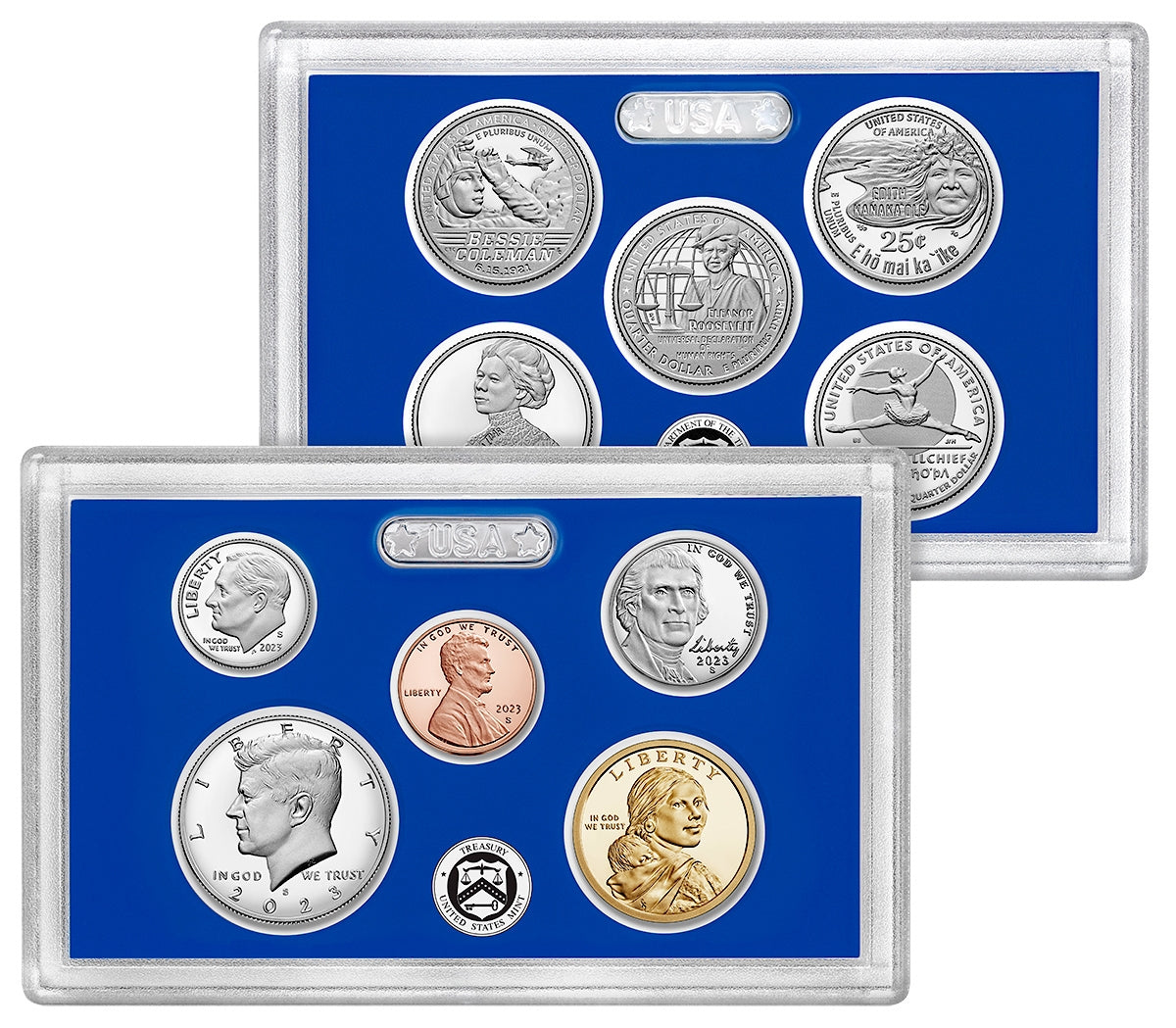 2023 U.S. Mint Clad 10 Coin Proof Set in OGP with CoA