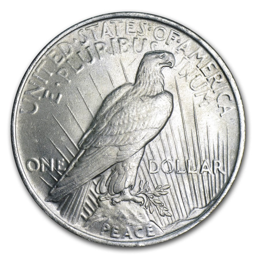 1926 Peace Dollar and 2026 Silver Eagle - 100 Year Silver Dollar 2-Coin Set in Specialty Felt Lined Blue Box