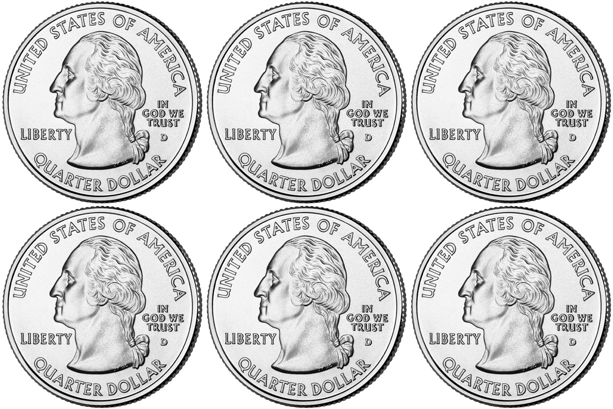 2009 P, D U.S. Territory and D.C. Quarter 12-Coin Set - Brilliant Uncirculated