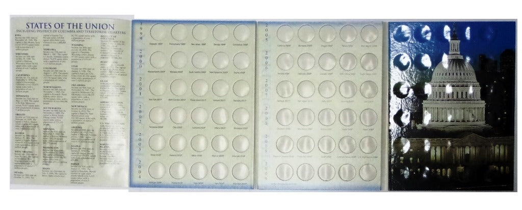 112 coin P&D State and Territorty Quarter Set in Color Folder
