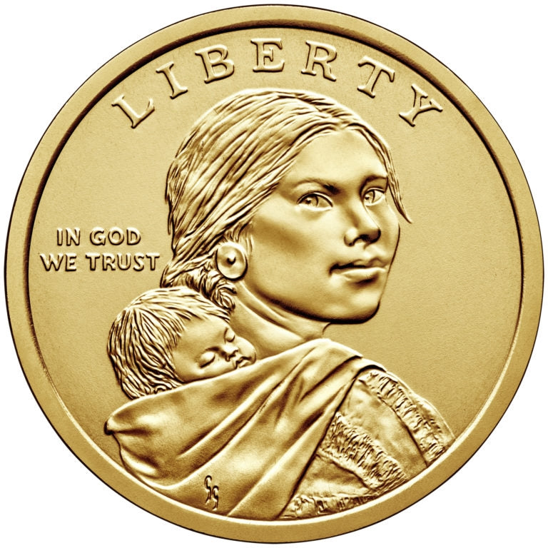 2019 P & D Native American Dollar Set - Mary Golda Ross Space Program