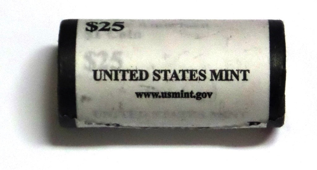 2012 - P Sacagawea Dollar - 25 Coin Roll