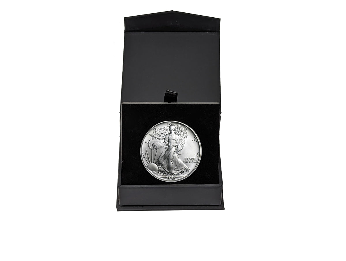 1986 U.S. Silver Eagle in Gift Box - Gem Brilliant Uncirculated