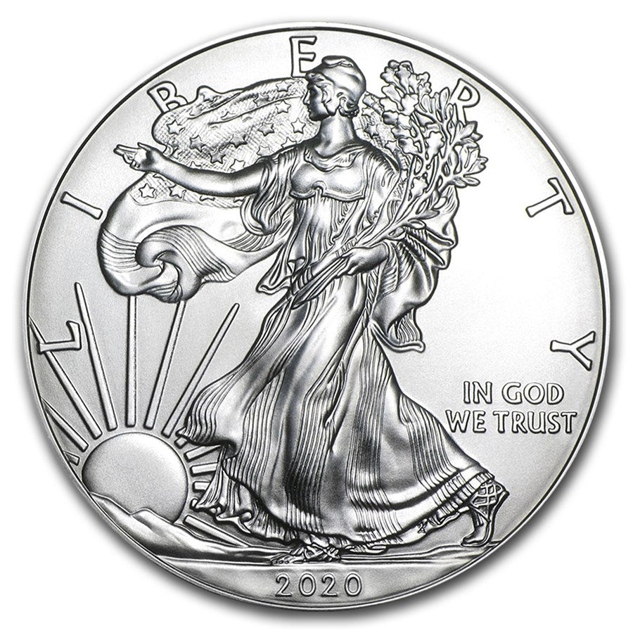 2020 U.S. Silver Eagle with our Certificate of Authenticity