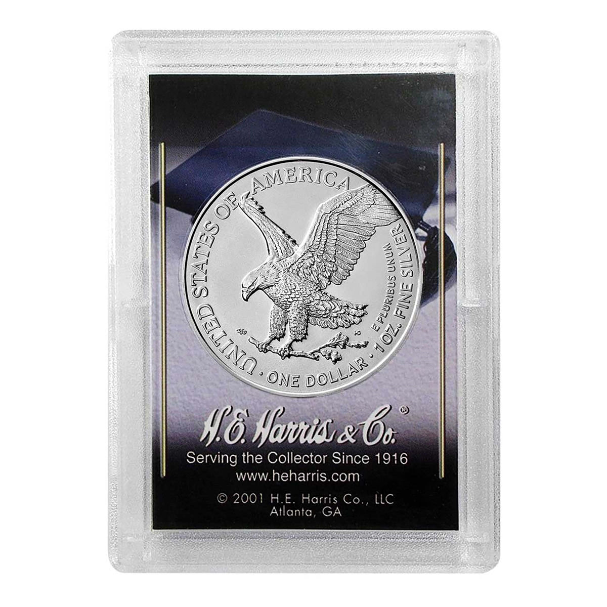 2025 American 1 oz Brilliant Uncirculated Silver Eagle in Graduation Holder