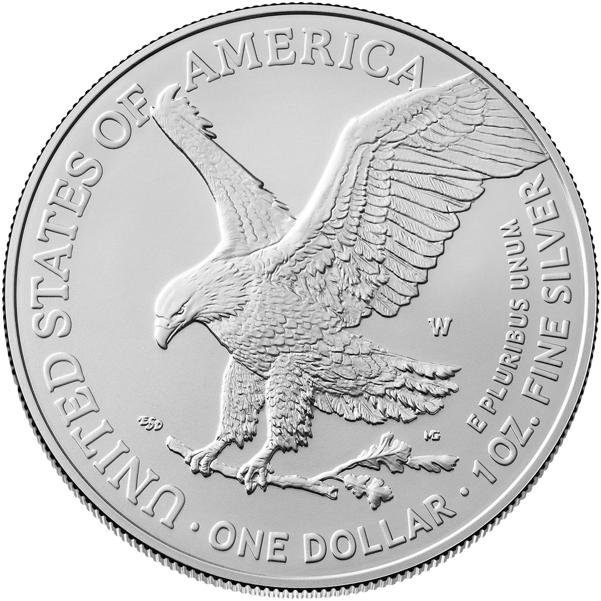 2025 American 1 oz Brilliant Uncirculated Silver Eagle in Happy Holidays Snowy Scene with Reindeer Holder
