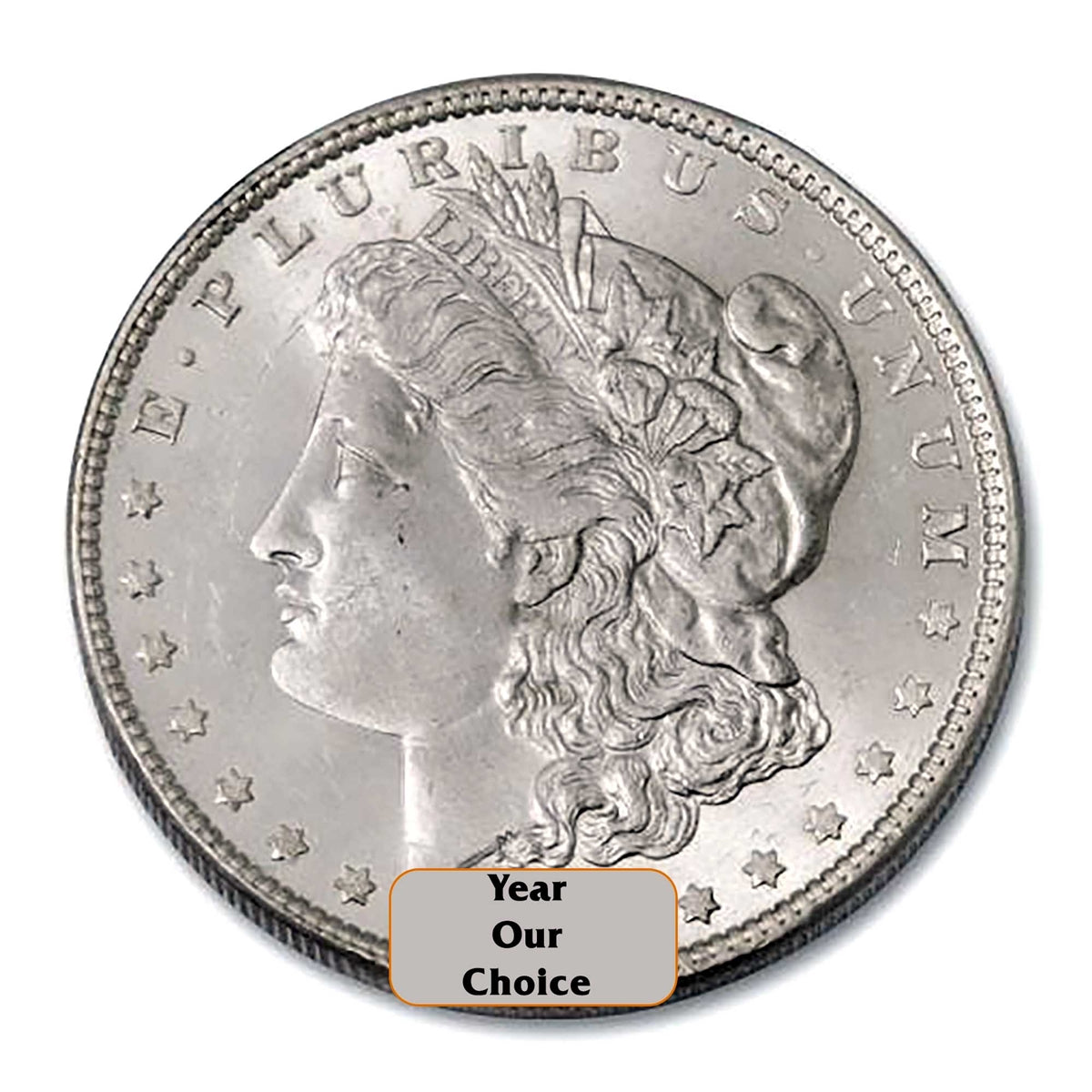 Pre-1921 90% Silver Morgan AU - Dates Vary - $1 AU in Air-Tite Capsule Holder with Smyrnacoin Certificate of Authenticity