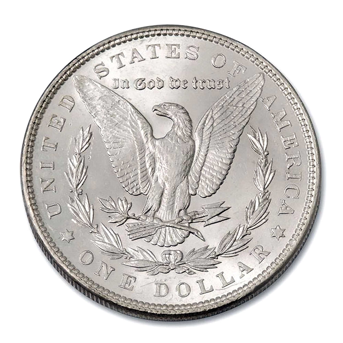 Pre-1921 90% Silver Morgan AU - Dates Vary - $1 AU in Air-Tite Capsule Holder with Smyrnacoin Certificate of Authenticity