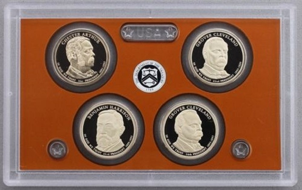 2012 U.S. Mint 14-coin Silver Proof Set - OGP box & COA